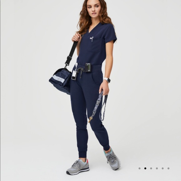 Figs Pants - Navy blue Zamora Figs